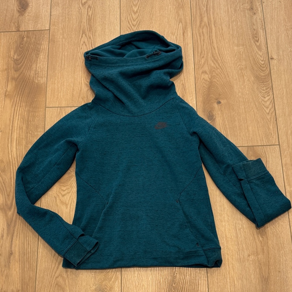 Nike Dark Teal Cowl Neck Hoodie